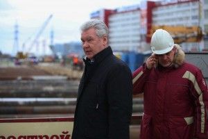 Собянин проинспектировал строительство ключевого объекта Калининско-Солнцевской линии