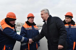 14 декабря 2015 Мэр Москвы Сергей Собянин открыл движение по участку Северо-Западной хорды