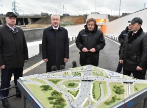 23 декабря 2015 Мэр Москвы Сергей Собянин открыл новый тоннель на развязке МКАД с Рязанским проспектом