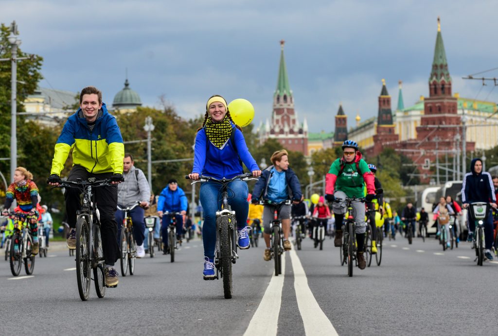 Велофестиваль в москве фото