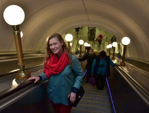 Пассажиры на эскалаторах Московского метрополитена. Фото: архив, «Вечерняя Москва»
