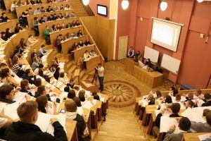 Первый всероссийский экономический диктант состоялся в университете Плеханова. Фото: пресс-служба учреждения