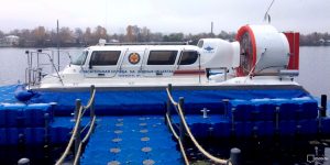 Пять новых спасательных катеров-вездеходов начнут патрулировать акваторию Москвы-реки этой зимой. Фото: пресс-служба ГОЧСиПБ