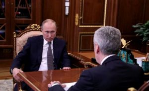 На фото действующий Президент Российской Федерации Владимир Путин и мэр Москвы Сергей Собянин. Фото: сайт мэра Москвы