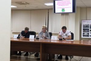 Глава управы района Наталья Романова провела встречу с населением. Фото: Мария Иванова