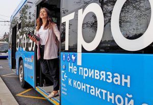Проект «Московский электробус» стал победителем в номинации «Лучшее решение в области пассажирского транспорта». Фото: Антон Гердо, «Вечерняя Москва»