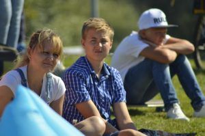 Ученики школы №627 посетители фестиваль «Большая перемена». Фото: Анна Быкова