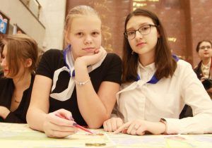 Мастер-класс организовали для учеников районной школы. Фото: Наталия Нечаева, «Вечерняя Москва»