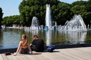 Самые необычные фонтаны столицы обустроили по программе «Мой район». Фото: Анна Быкова