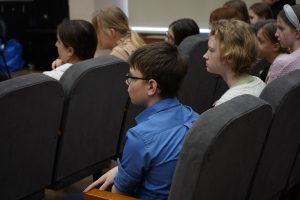 Заседание ученического самоуправления прошло в школе №627. Фото: Анна Быкова, «Вечерняя Москва»
