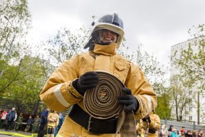 Представители КМБ №4 приняли участие в мероприятии ко Дню пожарных. Фото: страница учреждения в социальных сетях