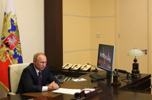 На фото президент России Владимир Путин. Фото: сайт мэра Москвы