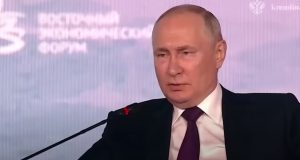 На фото действующий президент РФ Владимир Путин. Фото: скриншот из видео