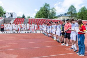 Домашний турнир РЭУ по футболу открыли на стадионе «Авангард». Фото: сайт РЭУ