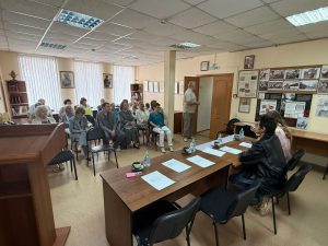 Молодые парламентарии района Замоскворечье обсудили идеи мероприятий с участниками Совета ветеранов. Фото: страница Молодежной палаты района Замоскворечье в социальных сетях