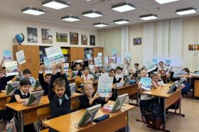 Ученики школы №1259 стали участниками всероссийской олимпиады «Безопасные дороги». Фото: Telegram-канал школы №1259