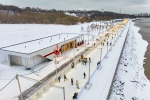 Обновленные набережные района Замоскворечье вошли в состав пешеходного маршрута. Фото: пресс-служба Комплекса городского хозяйства Москвы