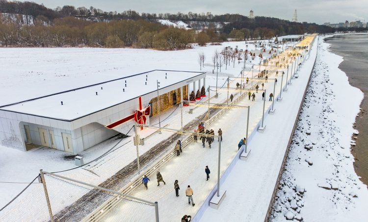 Обновленные набережные района Замоскворечье вошли в состав пешеходного маршрута. Фото: пресс-служба комплекса городского хозяйства Москвы
