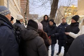Обход территорий провел глава управы района Замоскворечье. Фото: официальная страница учреждения в социальных сетях