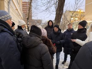 Обход территорий провел глава управы района Замоскворечье. Фото: официальная страница учреждения в социальных сетях